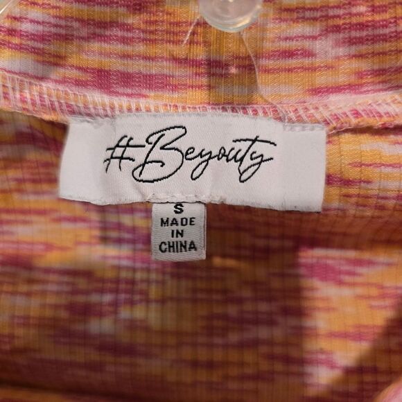 Women's Pink Patterned Top - Picture 4 of 4